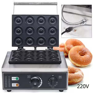 Commercial Donut Machine Doughnut Baker Mini Donut Maker Machine Non-stick 5cm - Picture 1 of 24