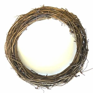 Natural Thick Grapevine Christmas Wreath Hoop 8" (20cm) CIRCLE - Picture 1 of 3