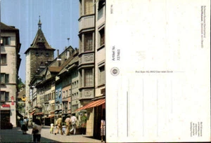 727461 Schaffhausen Oberstadt mit Obertor Erker Reklame Esco - Picture 1 of 1