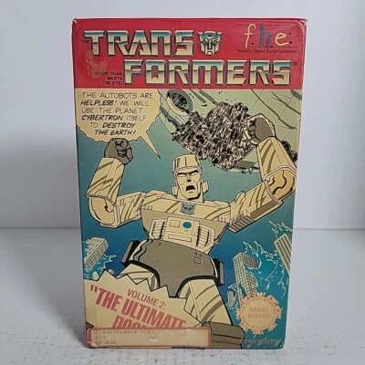 The Transformers VHS VOLUME 2 THE ULTIMATE DOOM FHE Big Box 1985 VINTAGE RARE!!! - Image 1 of 4