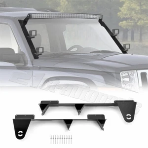54'' Light Bar A-Pillar Mounting Bracket For Jeep Commander XK 05-06 07 08 09 10 - Picture 1 of 9