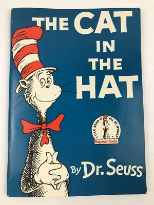 Dr. Seuss The Cat In The Hat 1985 Softcover Book Vintage Child Story - Image 1 of 4