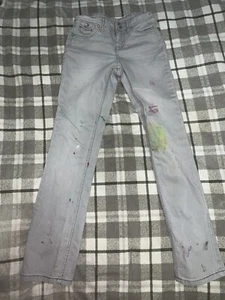 Justice Kids Simply Low Jeans Size 10S Cotton, Polyester, Spandex - Picture 1 of 9