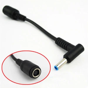 DC Power 7.4*5.0mm Female To 4.5*3.0mm Male Adapter Converter Cable For HP Dell - Photo 1/10