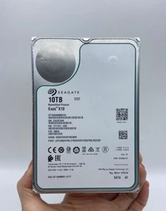 Seagate ST10000NM0016 Enterprise Exos 10TB 3.5'' SATA X10 7.2K 6Gb/s Hard Drive - Picture 1 of 6