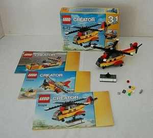 Lego 3 in 1 Creator Cargo Heli 31029 Box Instructions Retired Helicopter Boat - Picture 1 of 10