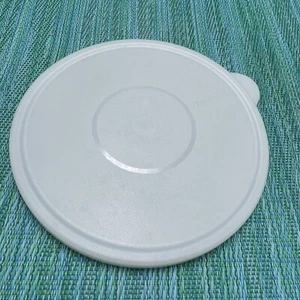 Tupperware Clear Ice Prisms Replacement Lid #5752 Round Sheer - Imagen 1 de 6