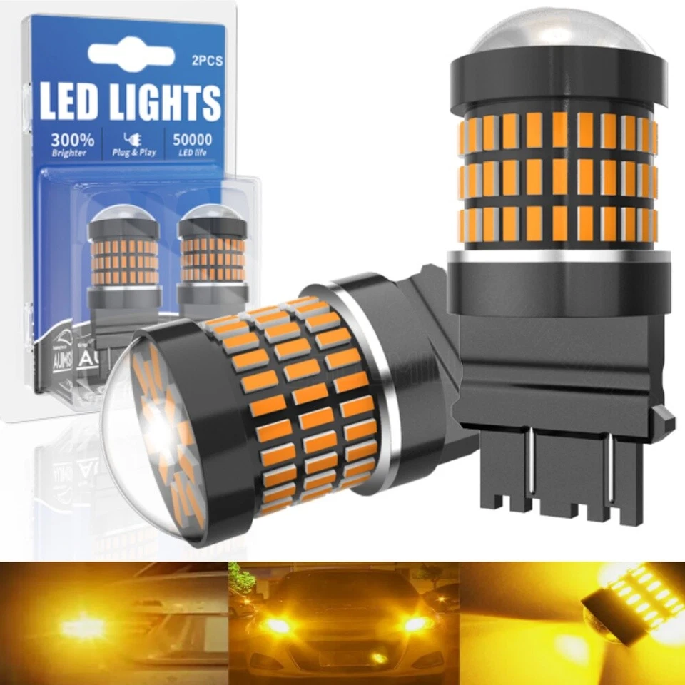 Luces LED intermitentes ámbar para Chrysler Town & Country 1991-2016 Foto 1 de 4