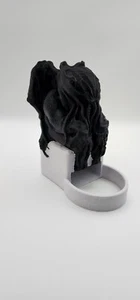 Cthulhu Dice Tower 3D Printed Marble And Deep Green Color W/ring To Catch Dice - Picture 1 of 4