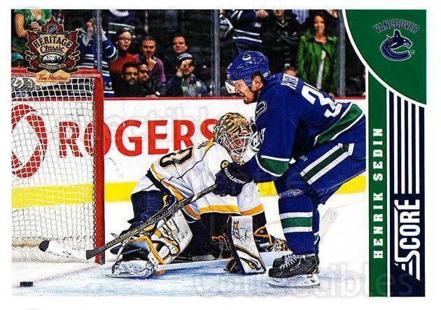 2013-14 Heritage Classic Score #VAN02 Henrik Sedin - Image 1 of 1