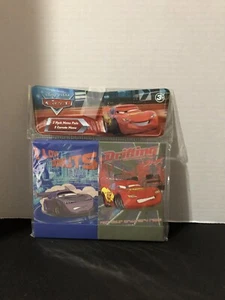 Disney Cars Saetta McQueen Piccolo Libro Memo Libro Autografo Libro Set di 2 - Foto 1 di 1