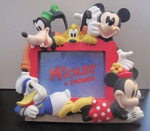 Walt Disney 5 Character Mickey and Friends Picture Frame 5 x 3.5 - $41.91 - Picture 1 of 2