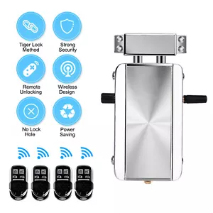 Smart Electronic Door Lock Remote Control Home Security Anti-Theft AU - Picture 1 of 10