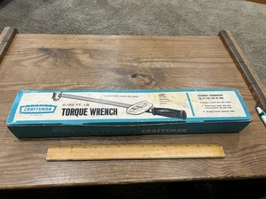 Vintage Sears Craftsman Torque Wrench 944641.  0-150 ft. lbs. Nice 1/2" drive - Picture 1 of 12