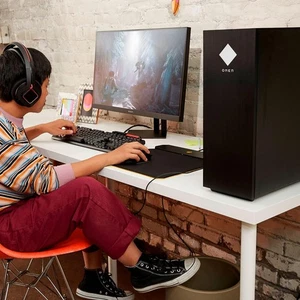 HP 25L OMEN Gaming PC  Desktop RGB Intel  i7 16GB RAM 512GB SSD 2GB GPU Win 11 - Picture 1 of 8