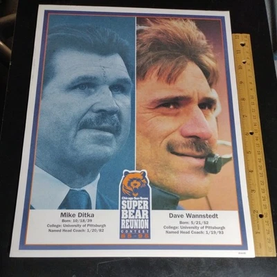 CHICAGO SUN TIMES BEARS SUPER BOWL SUPER BEAR REUNIÓN PÓSTER  Foto 1 de 4