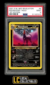 Houndoom 8/64 Holo 2001 Neo Revelation 1st Edition PSA 9 MINT - Picture 1 of 4