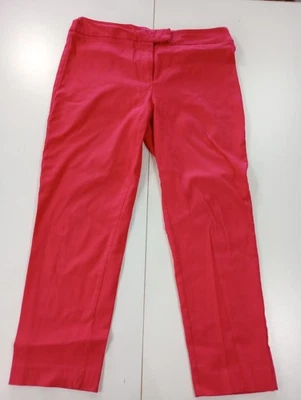 New Directions Petite Women Pants Size 14P Pink Button Zip Fake pockets - Image 1 of 4