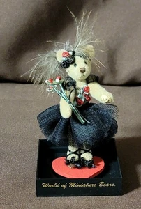 World of Miniature Bears Kaschmir Ballerina Ashley #798 von Marie Fuertes 3,5 Zoll - Bild 1 von 12