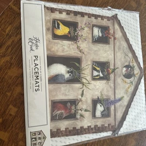 Hester & Cook House Party set di 12 tovagliette di carta tutte diverse uccellini nuove! - Foto 1 di 10