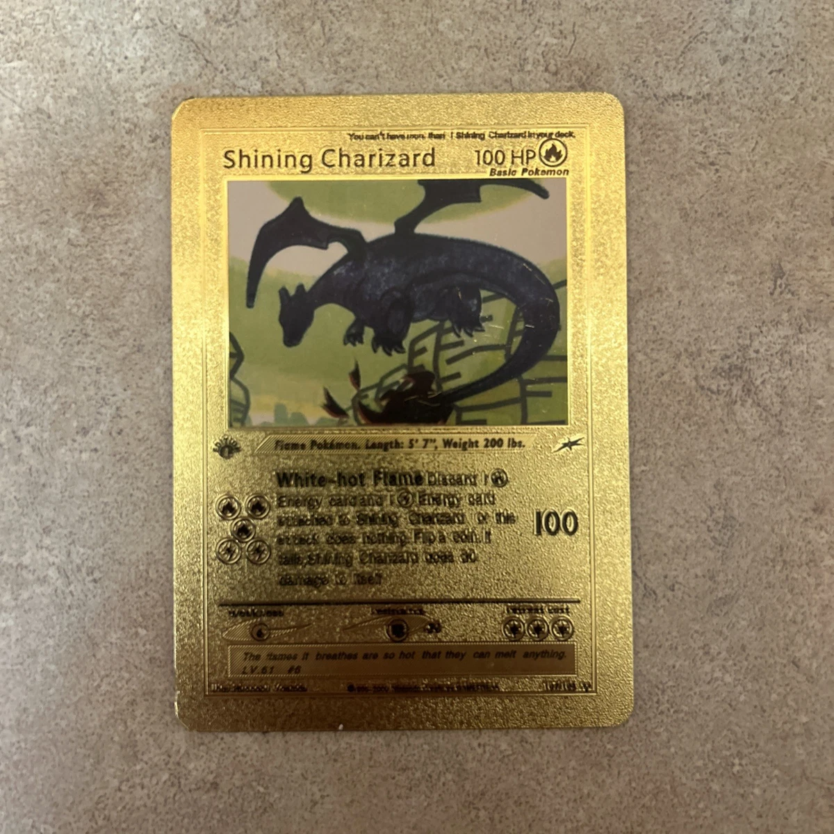 Charizard Pokémon TCG Neo Destiny Rare Collectible Individual Card