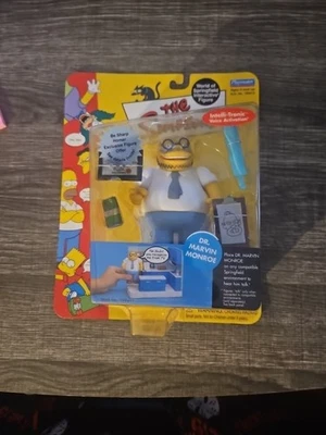 Figura Playmates Los Simpson Dr. Marvin Monroe Serie 10 Interactiva NUEVO Foto 1 de 2