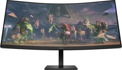 HP Omen 34c 86,4cm (34") WQHD VA Curved Monitor 21:9 HDMI/DP 165Hz FreeSync - Bild 1 von 4
