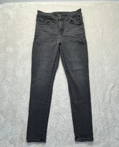 American Eagle Super High Rise Jeggings Damen 12 grau Regular Next Level Stretch - Bild 1 von 11