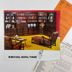 Ercol Mural Theme leaflet, includes planner, price and stockist lists, 1969 - Picture 1 of 4