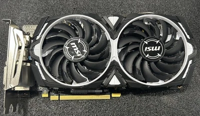 MSI RADEON RX 570 ARMOR 4GB GPU - BLACK/SILVER - Image 1 of 4