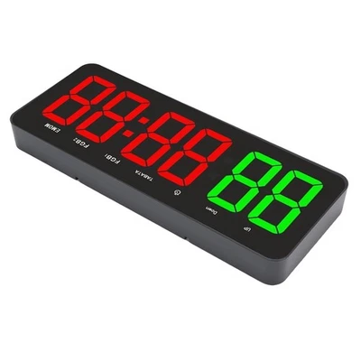 12.4in Gym Timer Countdown Count Up Interval Fitness Timer With Remote Contr NEW - Bild 1 von 4