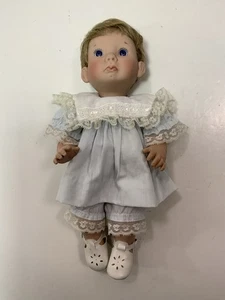 "Muñeca Lee Middleton 14"" 1979 cara de ángel ojos azules rubia vinilo firmada" - Imagen 1 de 4