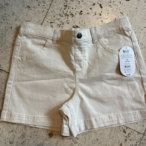 Wonder Nation Girls Tan Carpenter Shorts Sz 14-16 - Picture 1 of 4
