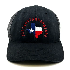 Erwachsene JUSTAGUYANDSOMEBRO KAPPE schwarz - Texas - OSFM - verstellbar - Bild 1 von 6