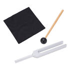 528Hz Tuning Fork Metal Solids Wood With Soft Bag Cleaning Cloth For Reduce GDB