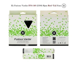 (Four - EKWB) Furious Vardar FF4-140 (2500)Rpm Red-Tail Fans - Afbeelding 1 van 6