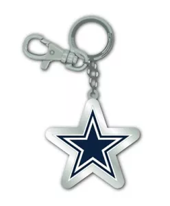 NFL Dallas Cowboys 3D TEAM LOGO METAL KEYCHAIN KEYRING - Picture 1 of 1