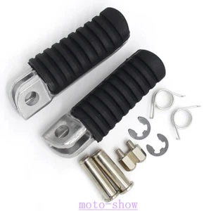 For Kawasaki Front Footrest Foot Pegs ER650 ER-6N ZR1000 Z1000 ZX1000 Z1000SX - Picture 1 of 7
