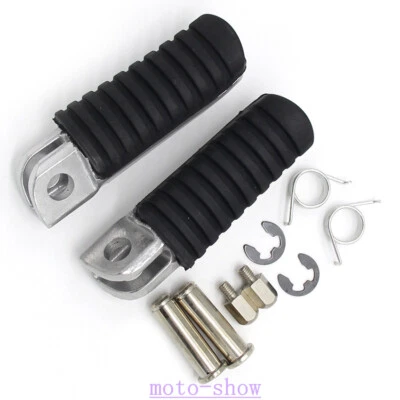 For Kawasaki Front Footrest Foot Pegs ER650 ER-6N ZR1000 Z1000 ZX1000 Z1000SX - Image 1 of 4