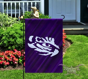 LSU Tigers garden flag Double Sided Tigers flag 12.5" x 18" - Picture 1 of 4