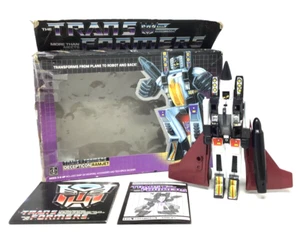 VINTAGE TRANSFORMERS G1 - HASBRO/TAKARA - RAMJET - INSTRUCTIONS - CATALOG - BOX - Picture 1 of 11