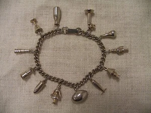 Vintage Bettelarmband - silberfarben - Bild 1 von 4