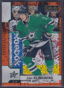 JOHN KLINGBERG, 2017 O-Pee-Chee Platinum ORANGE CHECKERS #58, /25