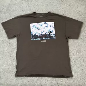 Ezekiel T shirt Mens XL Pink and Blue Print on White Background Surf Ride - Picture 1 of 8