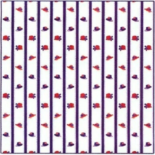 Red Hat, Red Hats & Stripes, scrapbook paper - Scrapbook Custom 36080 - Image 1 of 1