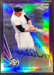 Brooks Robinson AUTOGRAPH 2015 Leaf Certified Original #13/15 Baseball Card - Picture 1 of 3