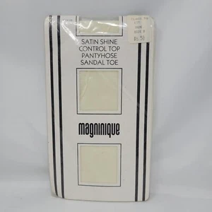 Pantimedias Magninique Control Top Elastizadas Transparentes Pantimedias CREMA Talla B - Imagen 1 de 4