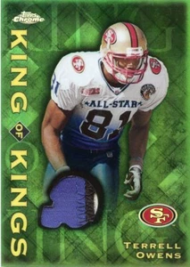 TERRELL OWENS ( 3-COLOR ) ( 2001 ) PRO BOWL JERSEY CHROME CARD 49ERS WR #34/275 - Picture 1 of 2
