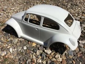 VW Mini Sand Scorcher Monster Beetle Baja Bug Buggy Kamtec White ABS plastic - Picture 1 of 6