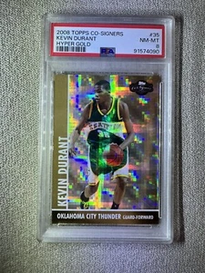 KEVIN DURANT 2008 TOPPS GOLD Atomic REFRACTOR Jersey #7 /10 Hyper - Picture 1 of 2